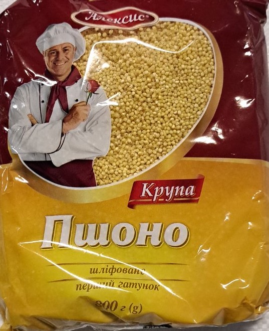 Крупа пшоно шліфоване ТМ Алексис 800г